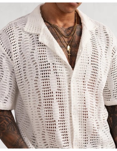 Chemisette crochet ELEVEN blanche Chemisette crochet ELEVEN blanche