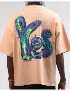 T-shirt YES saumon