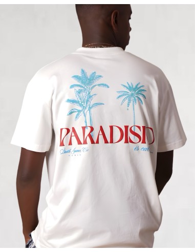 T-shirt "Paradisio" blanc