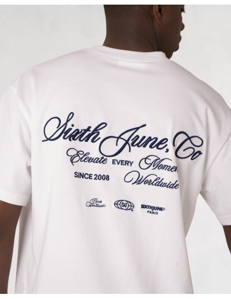 T-shirt "ELEVATE" Blanc