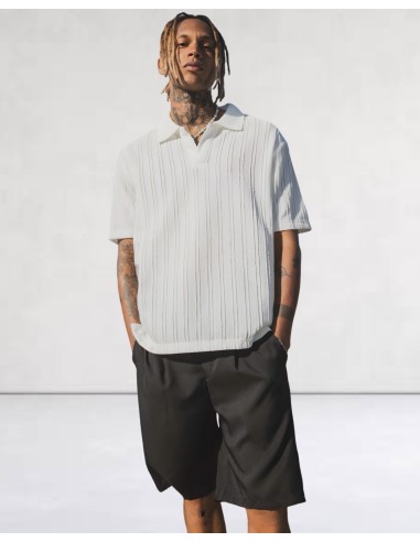 Short tailored à pince noir