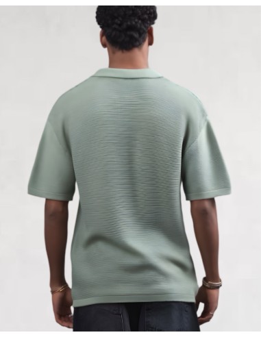 Polo en maille vert