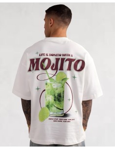 T-shirt MOJITO blanc 2