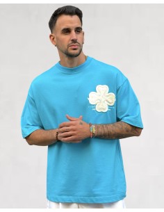 T-shirt "Clover" turquoise