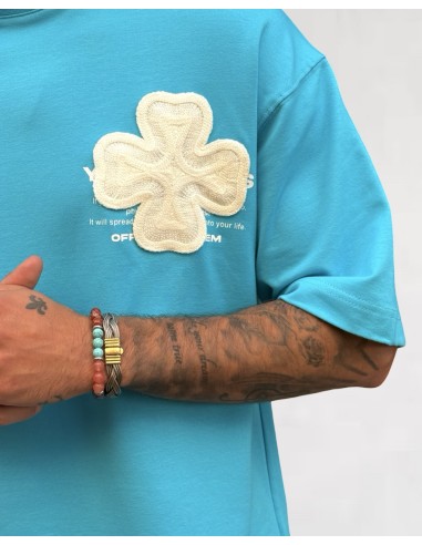 T-shirt "Clover" turquoise