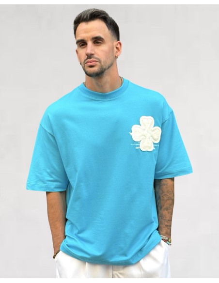 T-shirt "Clover" turquoise