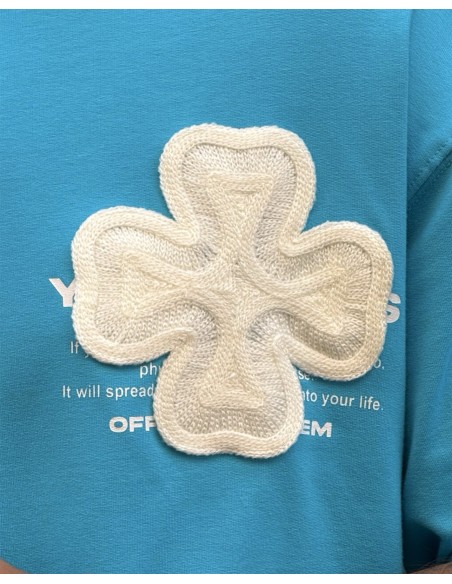 T-shirt "Clover" turquoise