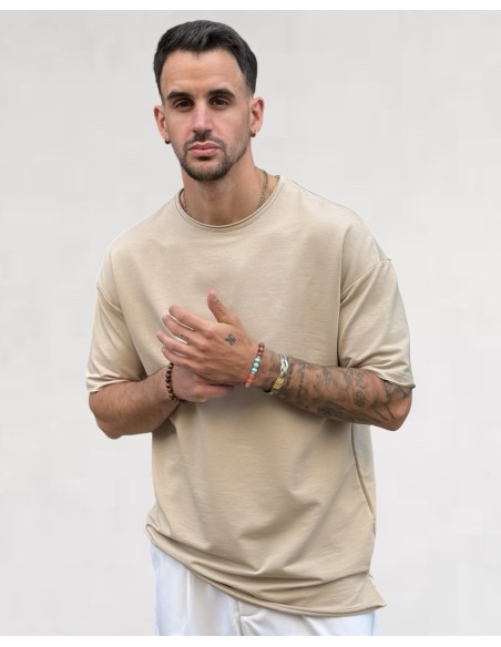 T-shirt regular beige