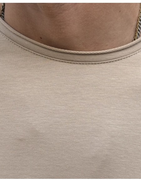 T-shirt regular beige