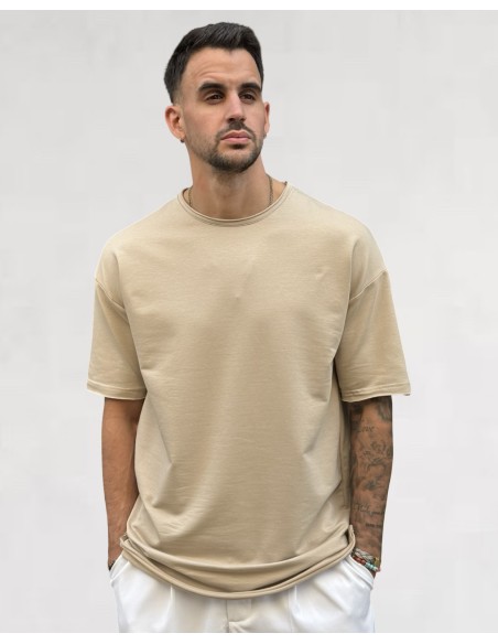 T-shirt regular beige