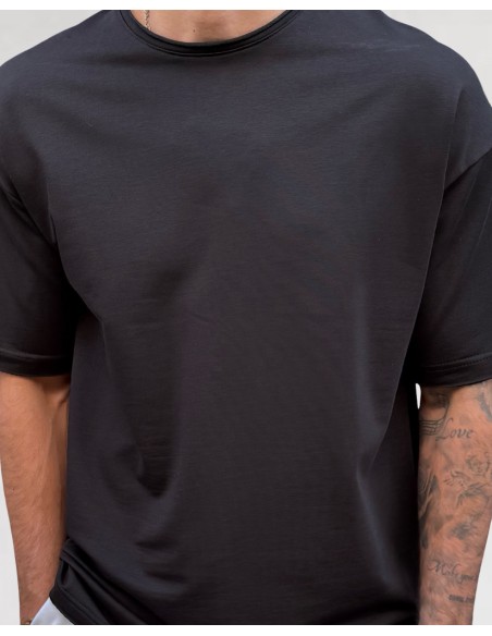 T-shirt regular noir