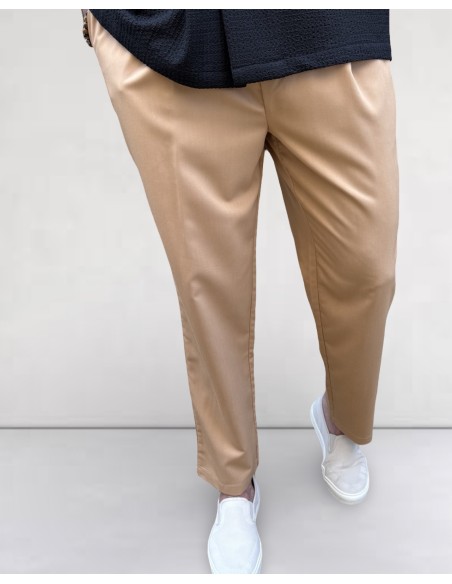 Jogger à pince camel IMPERIAL