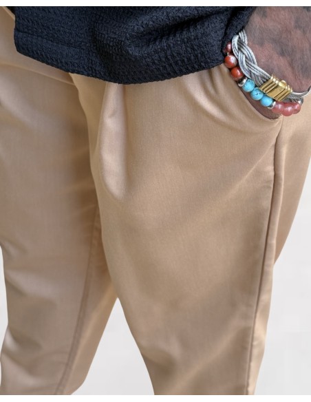 Jogger à pince camel IMPERIAL