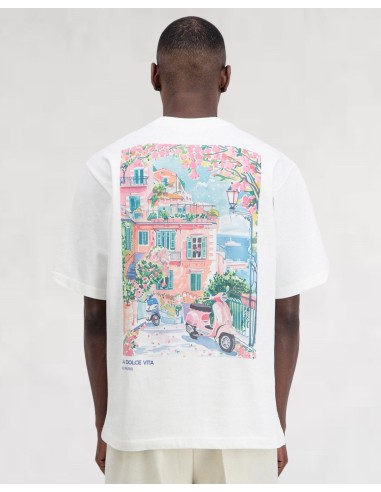 T-shirt "Dolce Vita" blanc