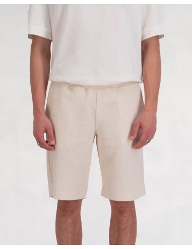 Short blanc "Jacquard"