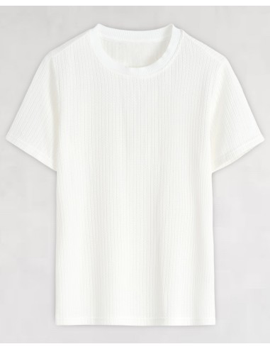 Ensemble short et t-shirt fluide blanc