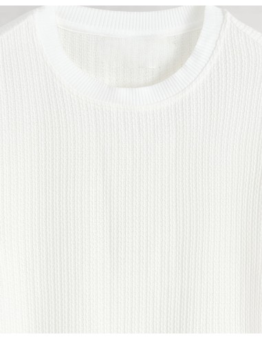 Ensemble short et t-shirt fluide blanc