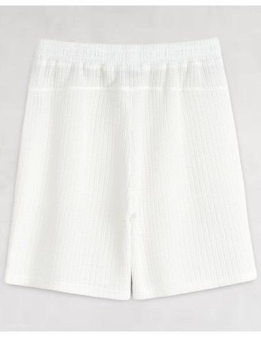 Ensemble short et t-shirt fluide blanc