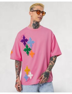 T-shirt "CROSS COLORS" rose
