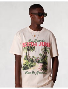 T-shirt "GRANDE" beige...