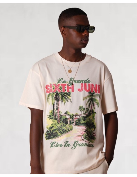 T-shirt "GRANDE" beige Sixth June
