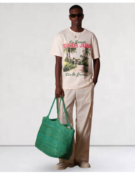 T-shirt "GRANDE" beige Sixth June