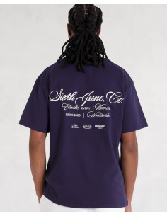 T-shirt "ELEVATE" Bleu marine