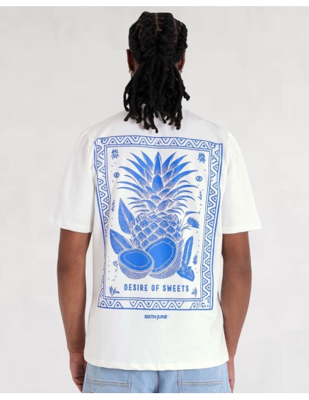 T-shirt "PineApple" blanc Sixth June