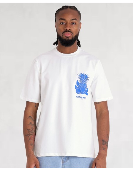 T-shirt "PineApple" blanc Sixth June
