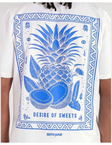 T-shirt "PineApple" blanc Sixth June T-shirt "PineApple" blanc Sixth June