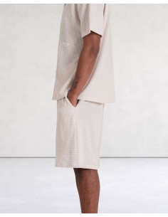 Short en crochet beige ultra fluide 2