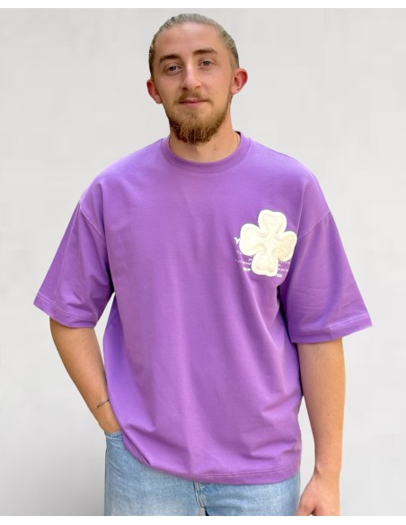 T-shirt "Clover" violet