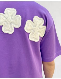 T-shirt "Clover" violet 2