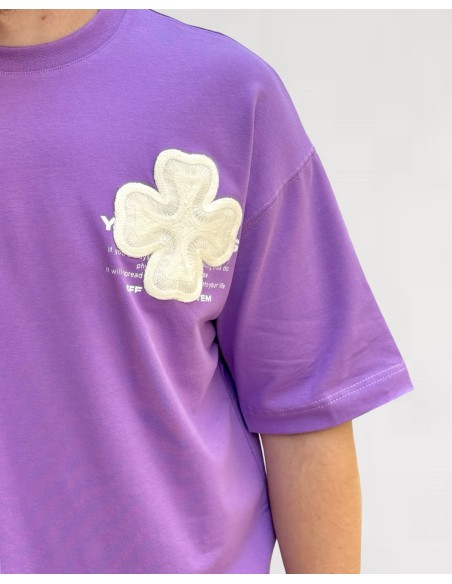 T-shirt "Clover" violet