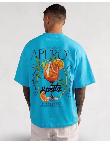 T-shirt SPRITZ bleu ciel