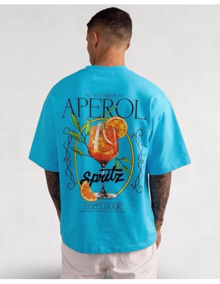 T-shirt SPRITZ bleu ciel