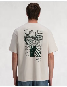 T-shirt "Folie de Munch" beige