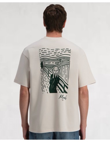 T-shirt "Folie de Munch" beige