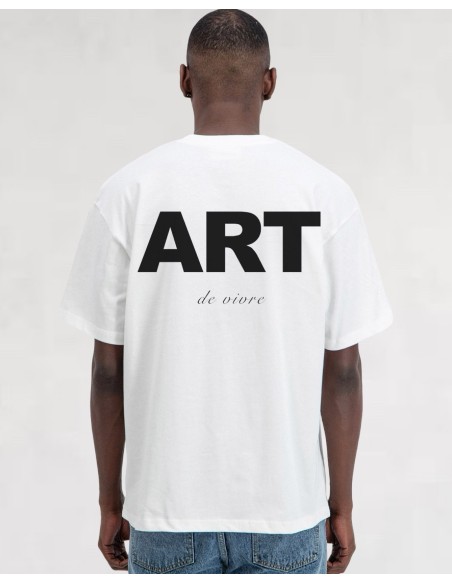 T-shirt "Artiste" blanc