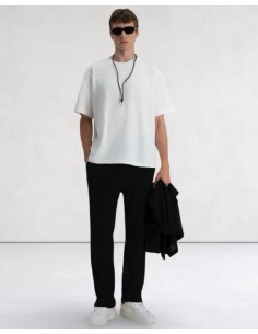 Pantalon "sponge" noir
