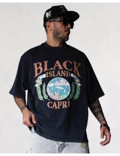 T-shirt "CAPRI" noir