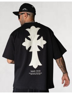 T-shirt "ISAIAH" noir
