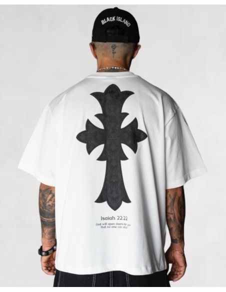 T-shirt "ISAIAH" blanc