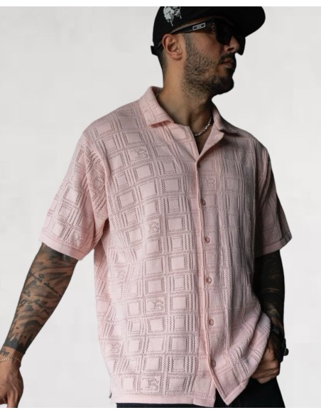 Chemisette crochet island rose