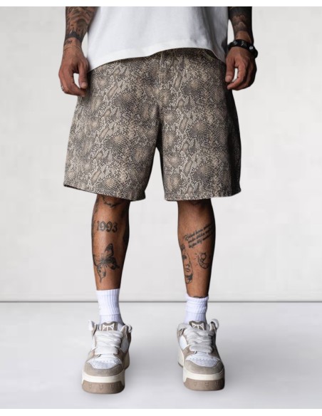 Short "PYTHON" beige