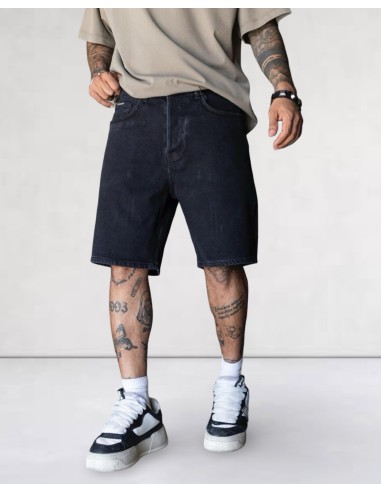 Short en jean regular noir Short en jean regular noir