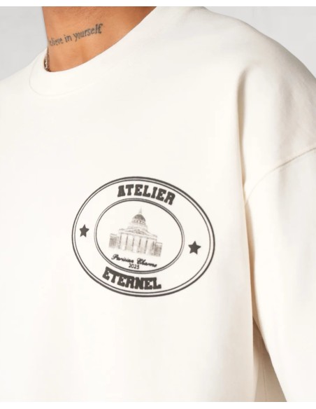T-shirt "ATELIER ETERNEL" blanc