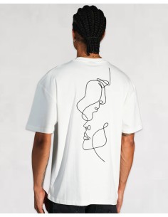 T-shirt "LINEART" blanc