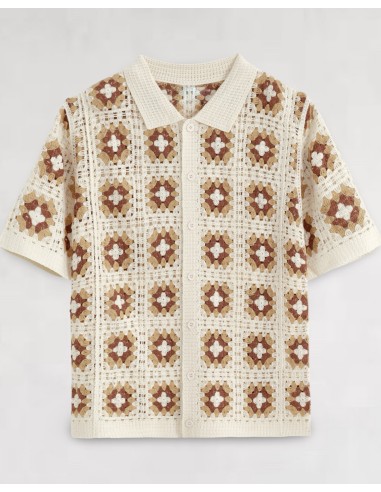 Chemisette à crochet "DESERT" beige
