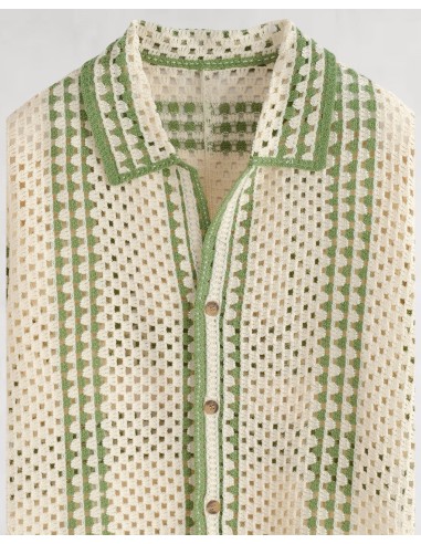 Chemisette beige et verte grosse... Chemisette beige et verte grosse...